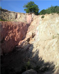 Abbauübersicht der Grube im September 2003