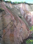 Abbauübersicht der Grube im September 2003