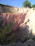 Abbauübersicht der Grube im September 2003