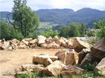Abbauübersicht der Grube im Juli 2004