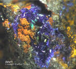Lavrion Mineralien Jean Baptiste Azurit