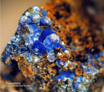 Griechenland Lavrion Mineralien Christiana Cyanotrichit