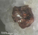 Odenwald Mineralien Reichenbach 16.1 Almandin