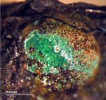 Eifel Mineralien Berzeliushütte Stolberg Malachit