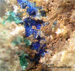 Griechenland Mineralien Lavrion Jean Baptiste Linarit