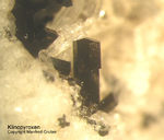 Eifel Mineralien Mendig Klinopyroxen