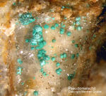 Odenwald Mineralien Borstein Pseudomalachit