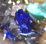 Sauerland Mineralien Müschede Azurit