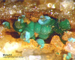 Sauerland Mineralien Müschede Malachit