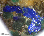 Griechenland Lavrion Mineralien Barbara Azurit