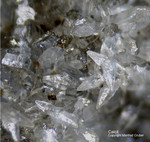 Harz Mineralien Gabbro Calcit