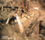 Harz Mineralien Oberschulenberg Glücksrad Cerussit