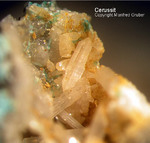 Harz Mineralien Oberschulenberg Glücksrad Cerussit