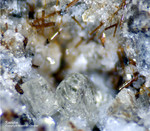 Eifel Mineralien Nickenicher Sattel Sanidin