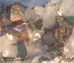 Mineralien Griechenland Lavrion Hilarion Chalkopyrit(Kupferkies)
