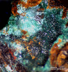 Österreich Mineralien Rauris Lohninger Bruch Malachit