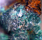 Österreich Mineralien Rauris Lohninger Bruch Malachit