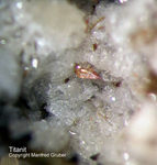 Eifel Mineralien Bellerberg Titanit