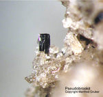 Eifel Mineralien Niveligsberg Pseudobrookit