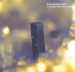 Eifel Mineralien Niveligsberg Pseudobrookit