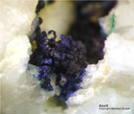 Österreich Mineralien Mockleiten Azurit