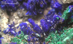 Griechenland Lavrion Mineralien Christiana Azurit