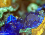Griechenland Lavrion Mineralien Christiana Azurit