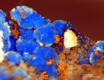Griechenland Mineralien Lavrion Laurion Hilarion Cyanotrichit