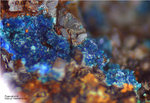 Griechenland Mineralien Lavrion Laurion Hilarion Cyanotrichit