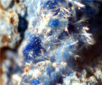 Griechenland Mineralien Lavrion Laurion Hilarion Cyanotrichit