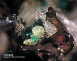 Mineralien Griechenland Lavrion Hilarion Parnauit