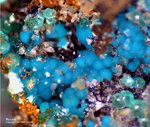 Griechenland Mineralien Lavrion Hilarion Rosasit