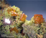 Griechenland Lavrion Mineralien Plaka Wulfenit