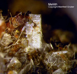Eifel Mineralien Graulei Melilith