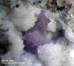 Eifel Mineralien Bellerberg Mullit lila