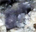 Eifel Mineralien Bellerberg Mullit lila