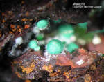 Griechenland Lavrion Mineralien Christiana Malachit