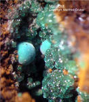 Griechenland Lavrion Mineralien Christiana Malachit