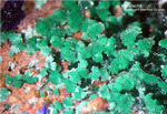 Mineralien Griechenland Laurion Hilarion Malachit
