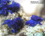 Griechenland Mineralien Laurion Hilarion Nadelazurit