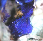 Griechenland Mineralien Laurion Hilarion Nadelazurit
