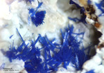 Griechenland Mineralien Laurion Hilarion Nadelazurit
