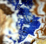Griechenland Mineralien Laurion Hilarion Nadelazurit