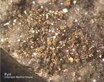 Bayern Mineralien Maroldsweisach Zeilberg Pyrit