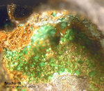 Mineralien Mansfelder Revier Eckhardthütte Brochantit