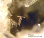 Eifel Mineralien Mendig Pyroxen