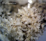 Harz Mineralien Gabbro Laumonit