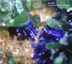 Griechenland Lavrion Mineralien Christiana Azurit