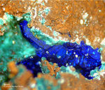 Griechenland Lavrion Mineralien Christiana Azurit