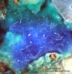 Griechenland Mineralien Lavrion Laurion Hilarion Cyanotrichit